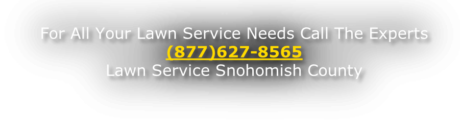 For All Your Lawn Service Needs Call The Experts (877)627-8565 Lawn Service Snohomish County